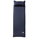 Vidaxl Campingmatratze mit Kissen selbstaufblasend 1-Personen grau