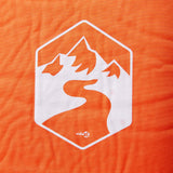 Vidaxl Campingmatratze mit Kissen selbstaufblasend 1-Personen orange