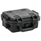 Vidaxl flightcase draagbaar 30x24,5x12,5 cm pp zwart