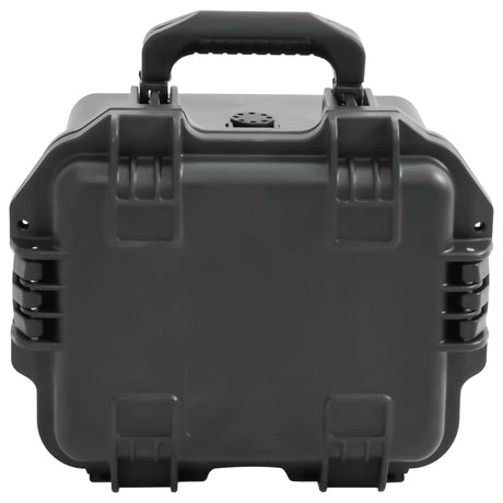 VidaXL Flightcase tragbar 30x24,5x20 cm PP schwarz