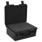 VidaXL Flightcase tragbar 49x38x23 cm PP schwarz