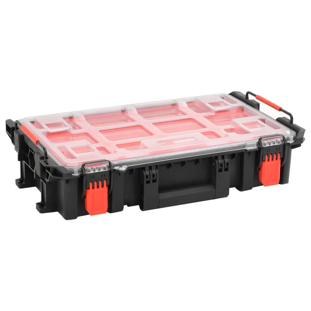 Vidaxx Flightcase tragbar 55,5x34,5x13,5 cm PP schwarz