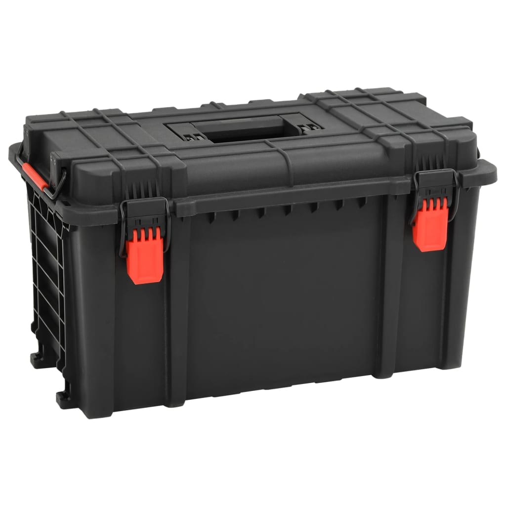 Vidaxx Flightcase tragbar 57x35x32,5 cm PP schwarz