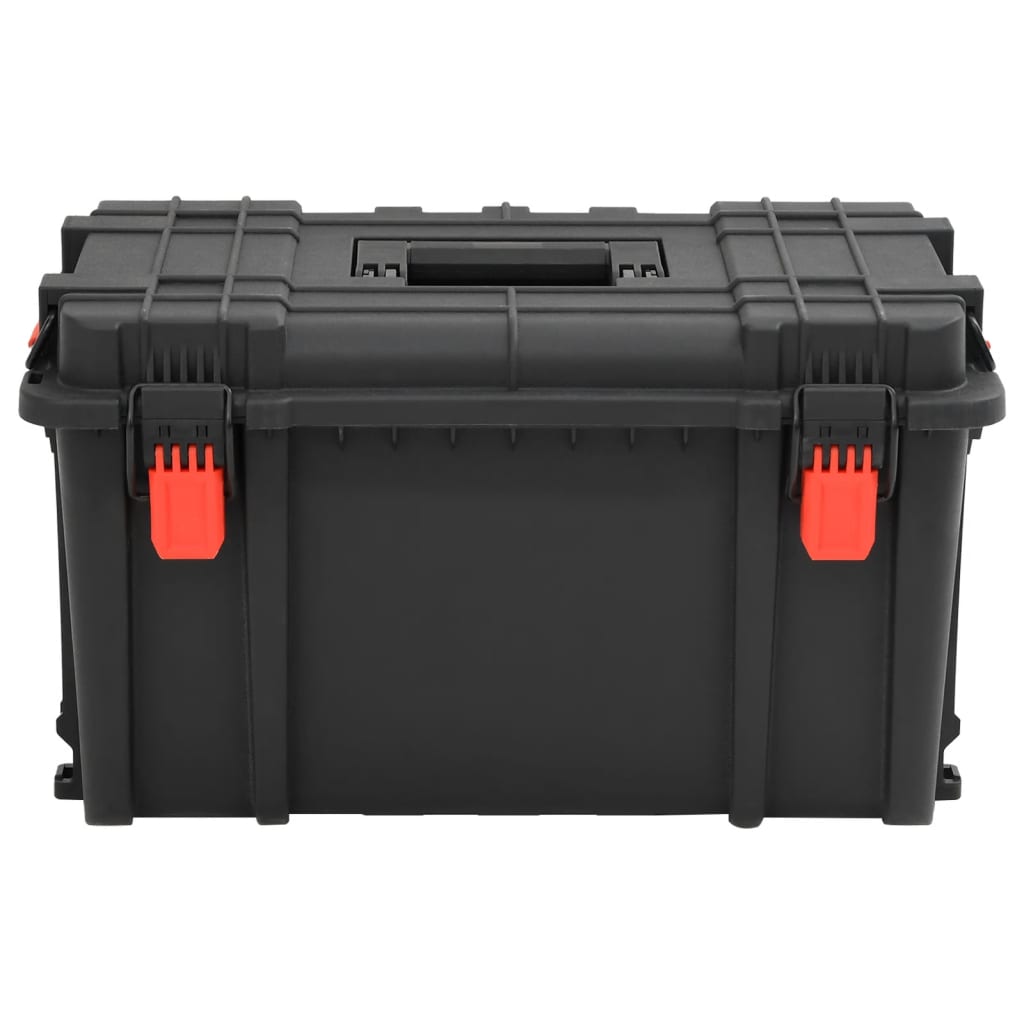 Vidaxx Flightcase tragbar 57x35x32,5 cm PP schwarz