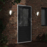 Vidaxx Außenwandleuchten 2 Stk. LED mit Sensoren Aluminiumguss weiß