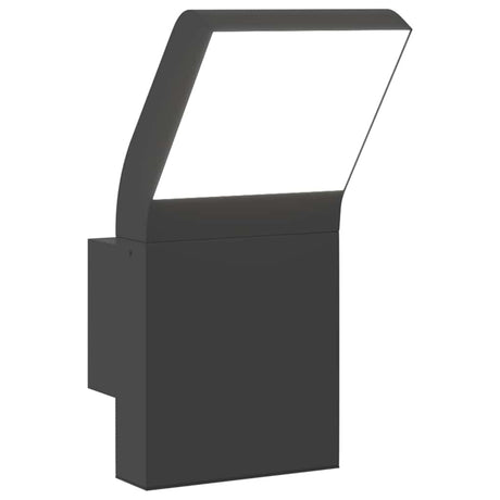VidaXL Außenwandleuchte LED Aluminiumguss schwarz