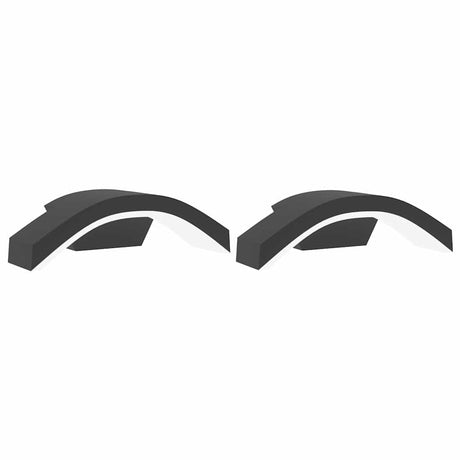 VidaXL Außenwandleuchten 2 Stk. LED Aluminiumguss schwarz