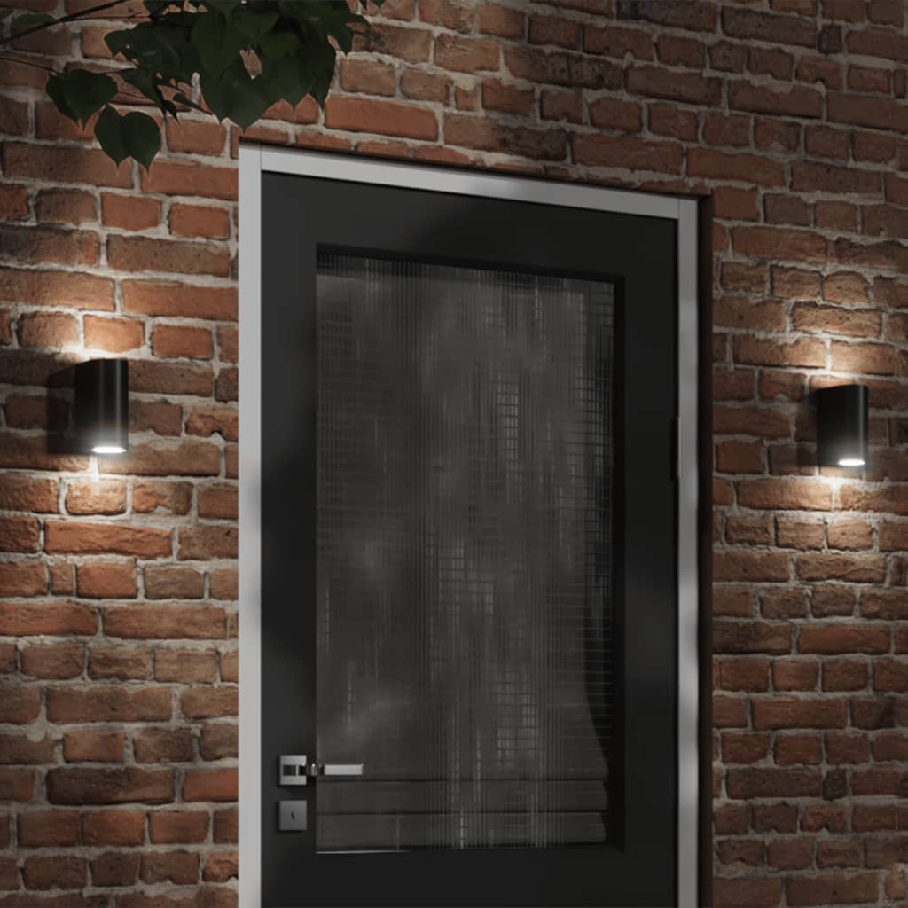 Vidaxx Außenwandleuchte Aluminiumguss schwarz