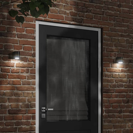 Vidaxx Außenwandleuchte Aluminiumguss schwarz