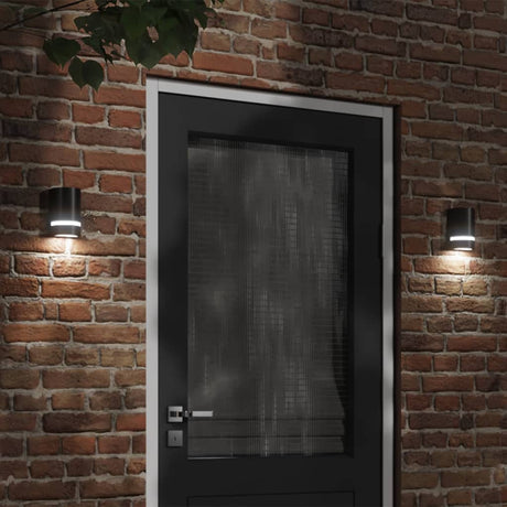Vidaxx Außenwandleuchte Aluminiumguss schwarz