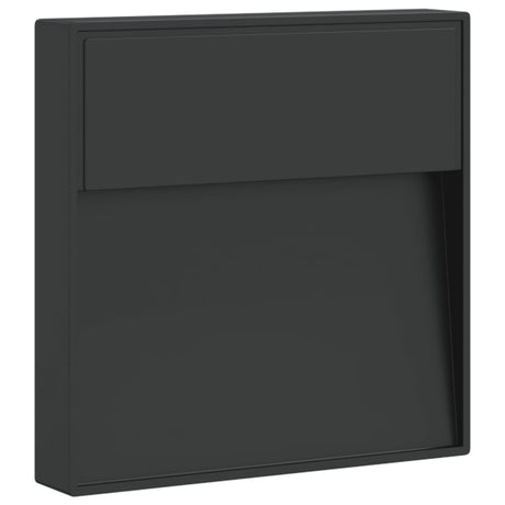 VidaXL Außenwandleuchte LED Aluminiumguss schwarz