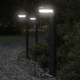 Vidaxl vloerlampen voor buiten 3 st 80 cm gegoten aluminium zwart