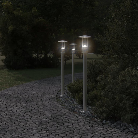 Vidaxx Außenstehleuchte 100 cm Edelstahl silberfarben