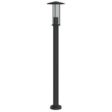 Vidaxx Außenstehleuchte 100 cm Edelstahl schwarz
