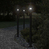 Vidaxx Außenstehleuchte 100 cm Edelstahl schwarz
