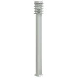 VidaXL Außenstehleuchte 110 cm Edelstahl silberfarben