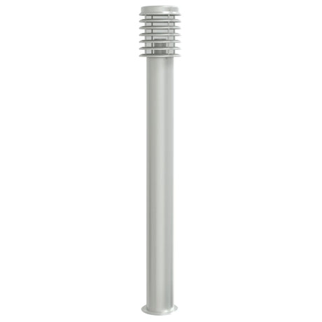 VidaXL Außenstehleuchte 110 cm Edelstahl silberfarben