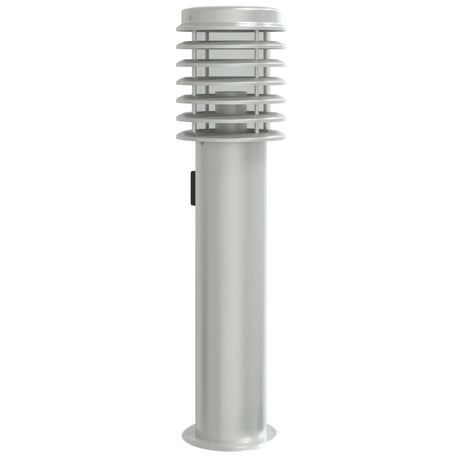 Vidaxx Außenstehleuchte mit Fassung 60 cm Edelstahl Silber