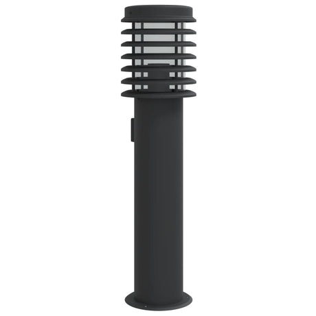 Vidaxx Außenstehleuchte mit Fassung 60 cm Edelstahl schwarz