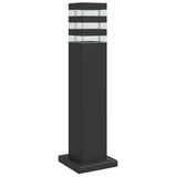 Vidaxx Außenstehleuchten 50 cm Aluminium schwarz
