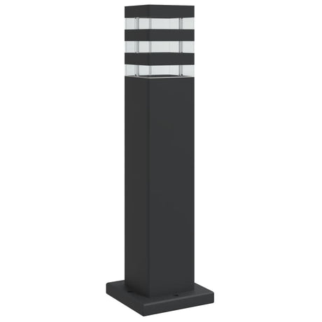 Vidaxx Außenstehleuchten 50 cm Aluminium schwarz
