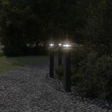 Vidaxx Außenstehleuchten 3 Stk. 80 cm Aluminium schwarz