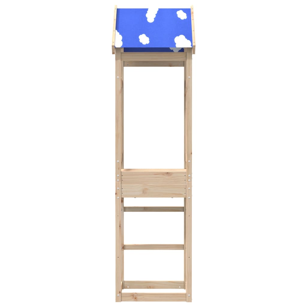 Vidaxl Play Tower 52.5x46.5x208 cm Solid fyrretræ