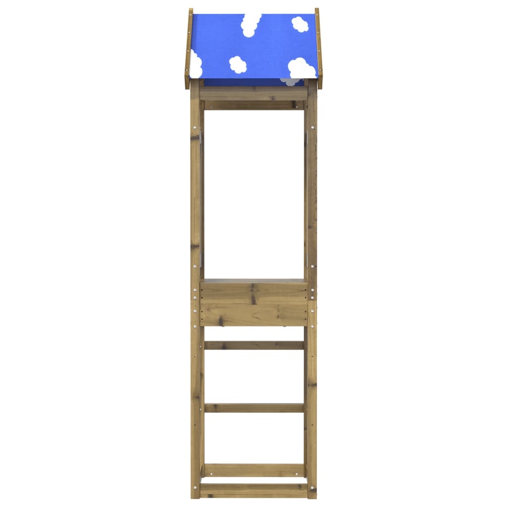 Vidaxl Play Tower 52.5x46.5x208 cm Pine impregnato