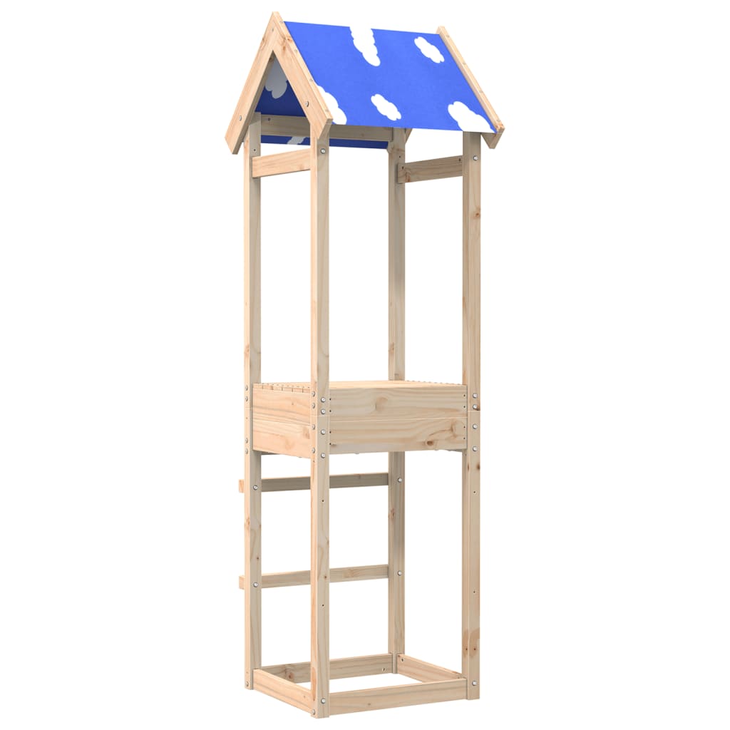 Vidaxl Play Tower 52.5x46.5x195 cm pino solido