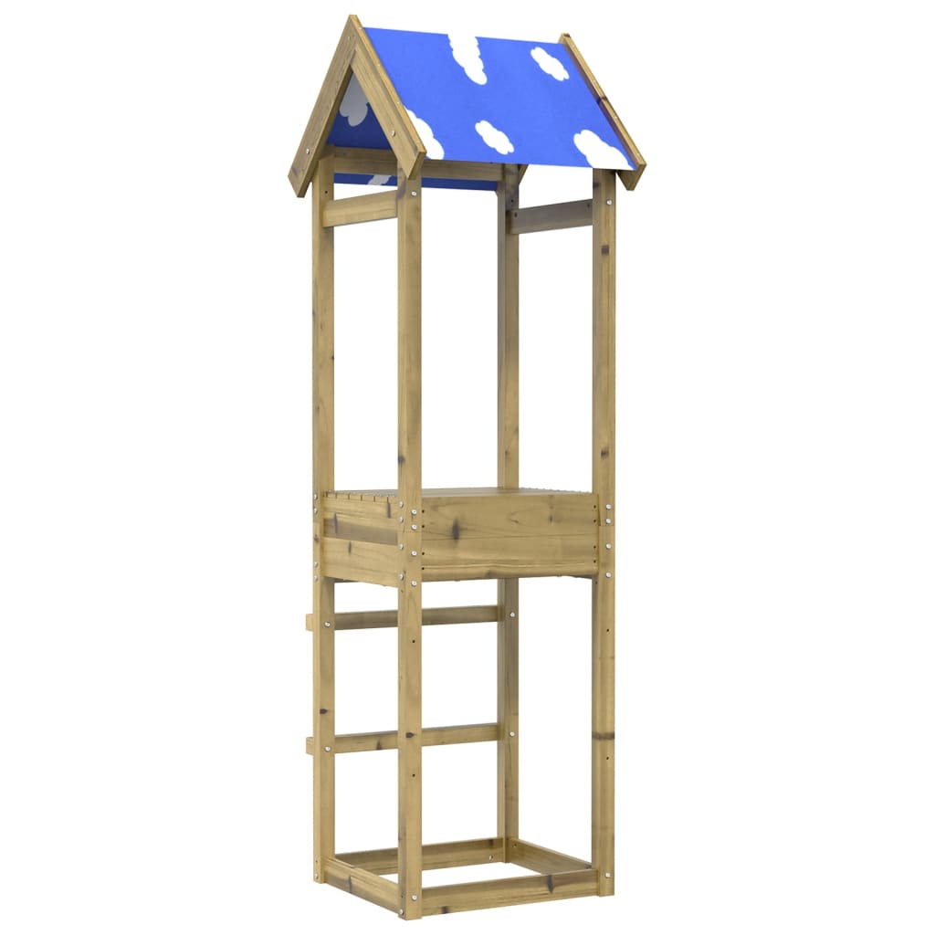 Vidaxl Play Tower 52.5x46.5x195 cm Imprægneret fyrretræ