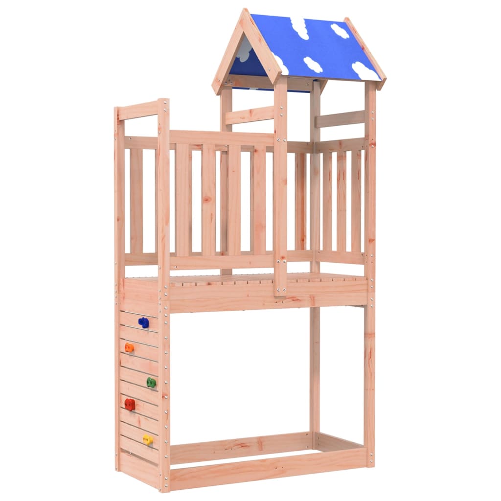 Vidaxl Play Tower med Rock Wall 110.5x52.5x215 cm Douglas Vurenhout