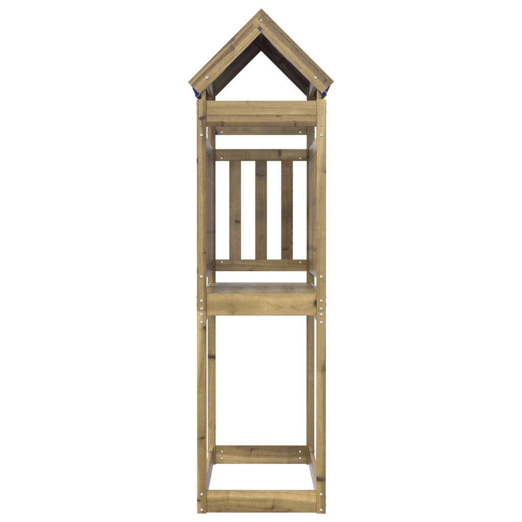 Vidaxl Play Tower 110.5x52.5x215 cm Pine impregnato