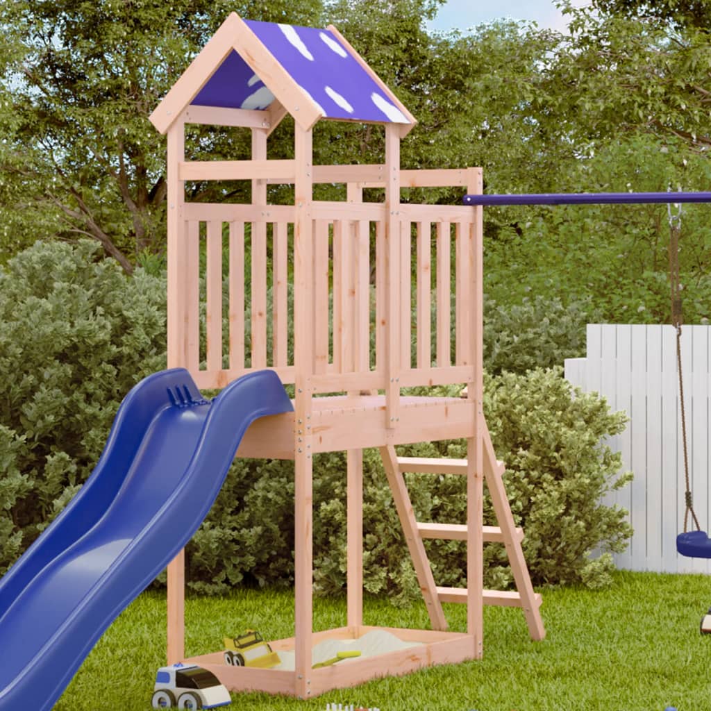 Vidaxl Play Tower s žebříkem 110,5x52.5x215 cm solidní Douglashout