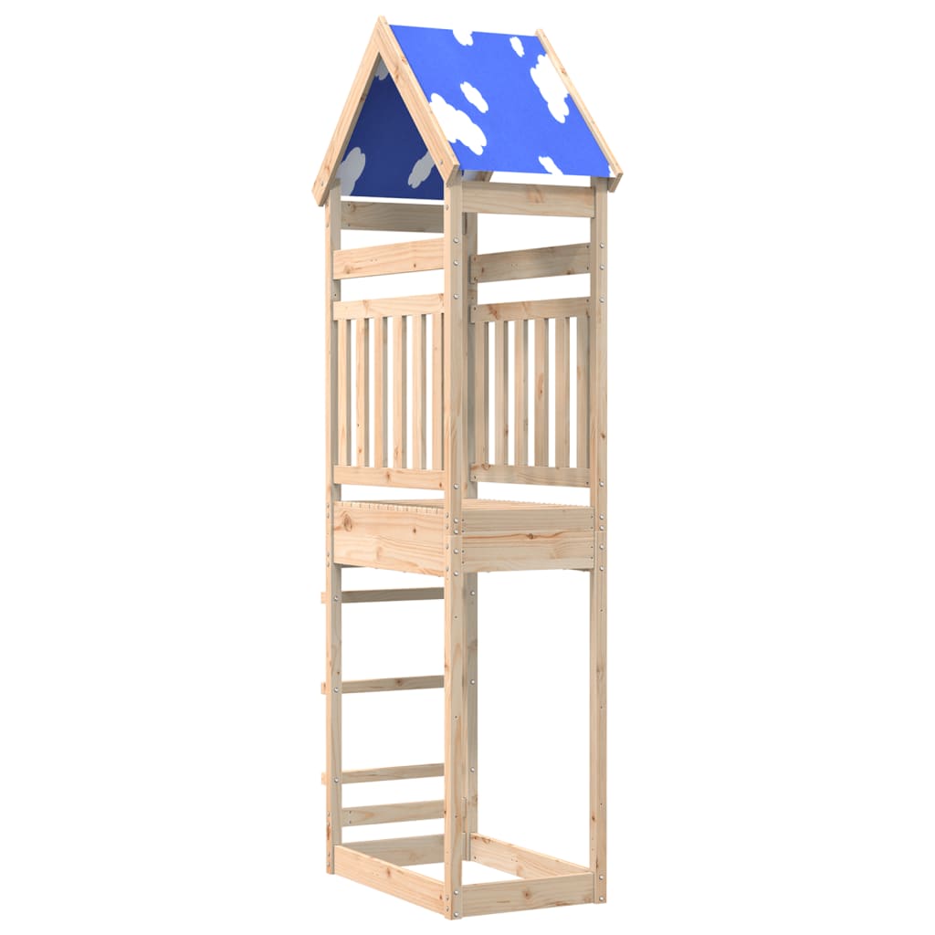 Vidaxl Play Tower 85x52.5x265 cm Solid Pine