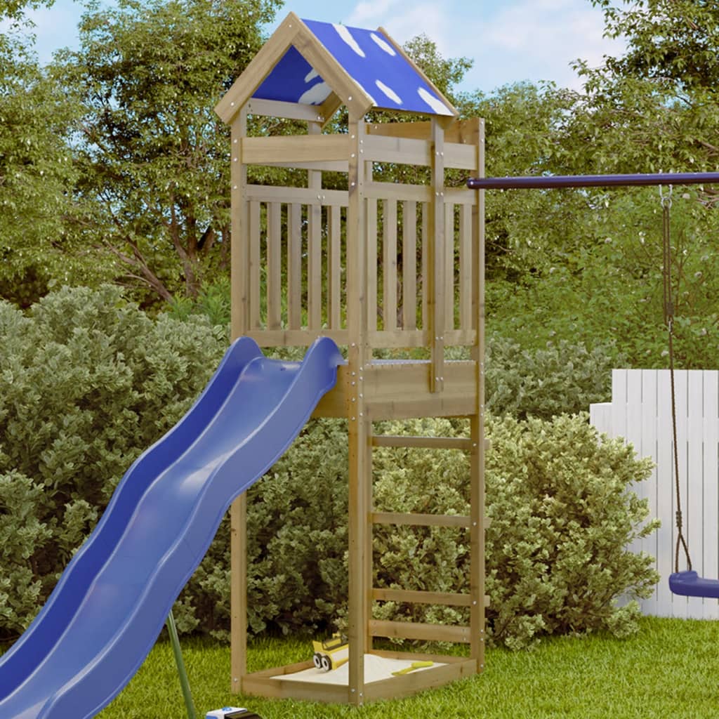 Vidaxl Play Tower 85x52.5x239 cm Pine imprégnée