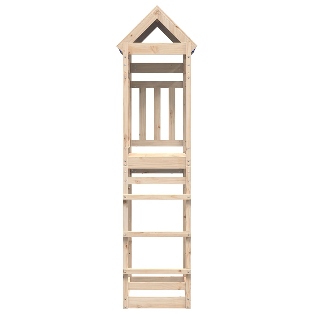 Vidaxl Play Tower 85x52.5x239 cm pevná borovice