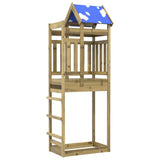 Vidaxl Play Tower 85x52.5x239 cm impregnerad tall