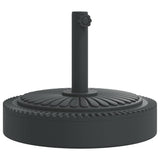 Vidaxl Sonnenschirmständer für Stangen von ø38 48 mm 25 kg rund