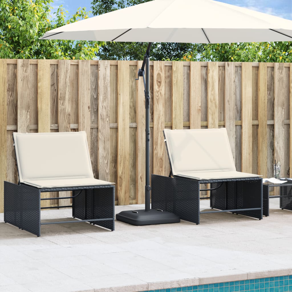 VidaXL Sonnenschirmständer mit Griffen für Stange ø38 48 mm 27 kg quadratisch