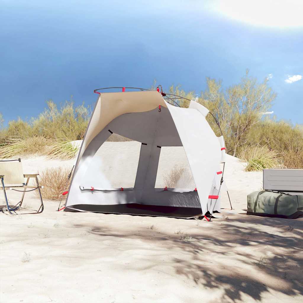 Vidaxl Beach Tent 2-osobowy wodoodporny szybki szary