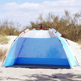 Vidaxl Beach Tent de 2 personas impermeables a la liberación rápida Azure Azure Blue