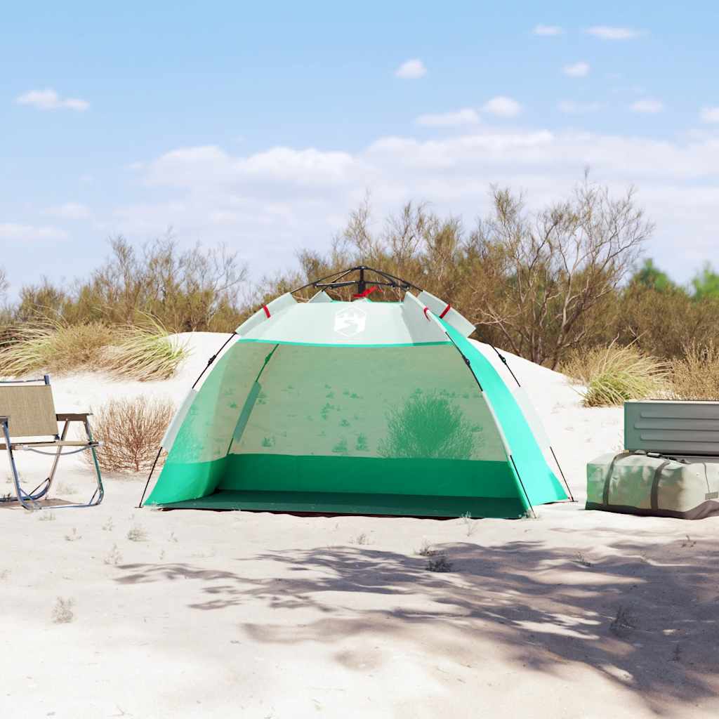 Vidaxl Beach Zelt 2-Personen wasserdichte schnell freisetzende seegrüne