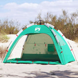 VidaXL Strandzelt 2-Personen wasserdicht Schnellverschluss meergrün