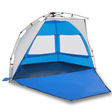 Vidaxl Beach Tent 2 Personne étanche à libération rapide Azure Bleu