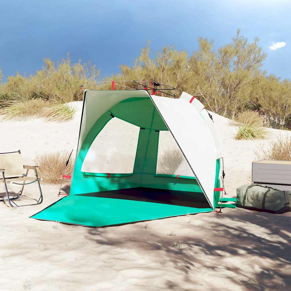 VidaXL beach tent 2-person waterproof fast-release sea green