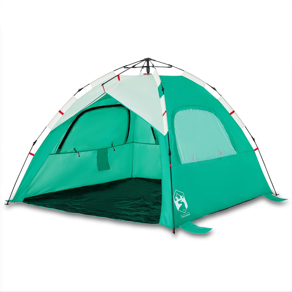 Vidaxl Beach Tent de 3 personas impermeable al mar de la liberación rápida del mar