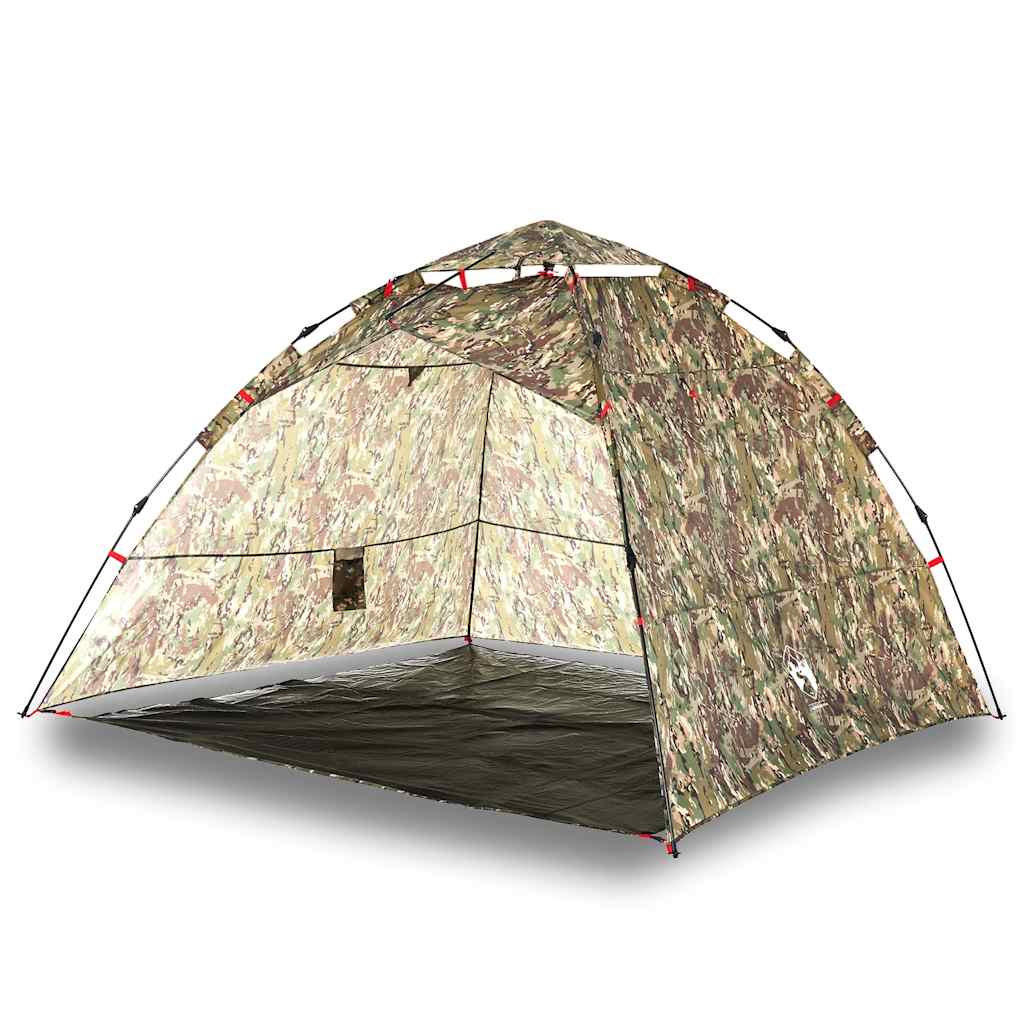 VidaXL Tent 4-person quick-release camouflage