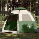 Vidaxl Camping Tent 4-osobowy szybki wydanie zielony