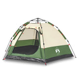 Vidaxl Campingzelt 4-Personen-Schnellspanner grün