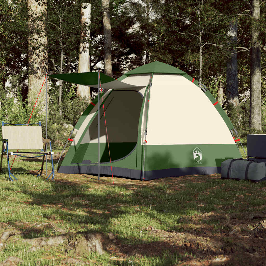 Vidaxl Campingzelt 4-Personen-Schnellspanner grün
